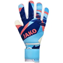 JAKO River WRC Protection RC Torwarthandschuhe 436 - skyblue/coral/navy 7.5