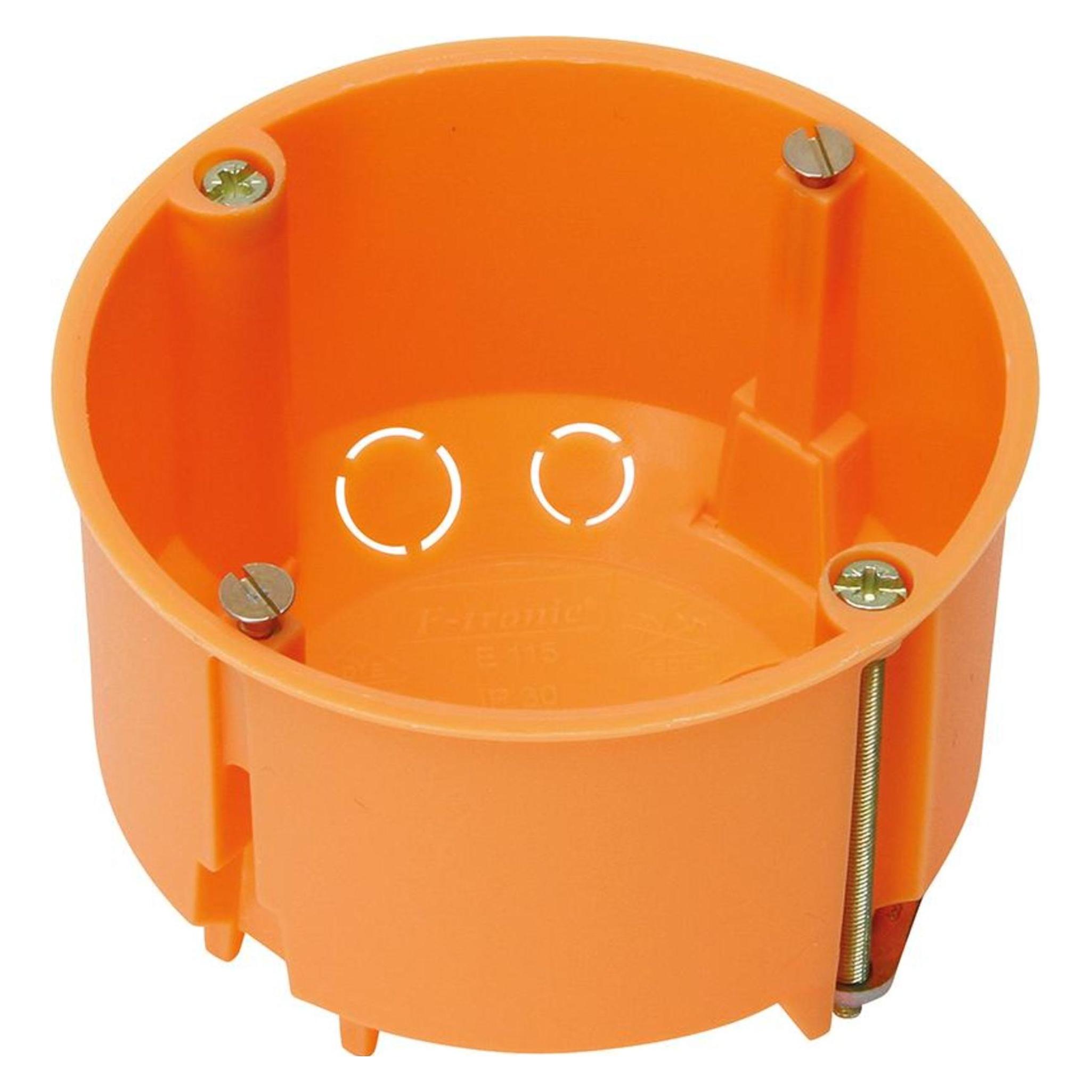 Kopp Hohlwandschalterdose, Isolierstoff, Geräteschraubenabstand: 60mm, Dosentiefe: 47mm, Farbe: oran (346700004)