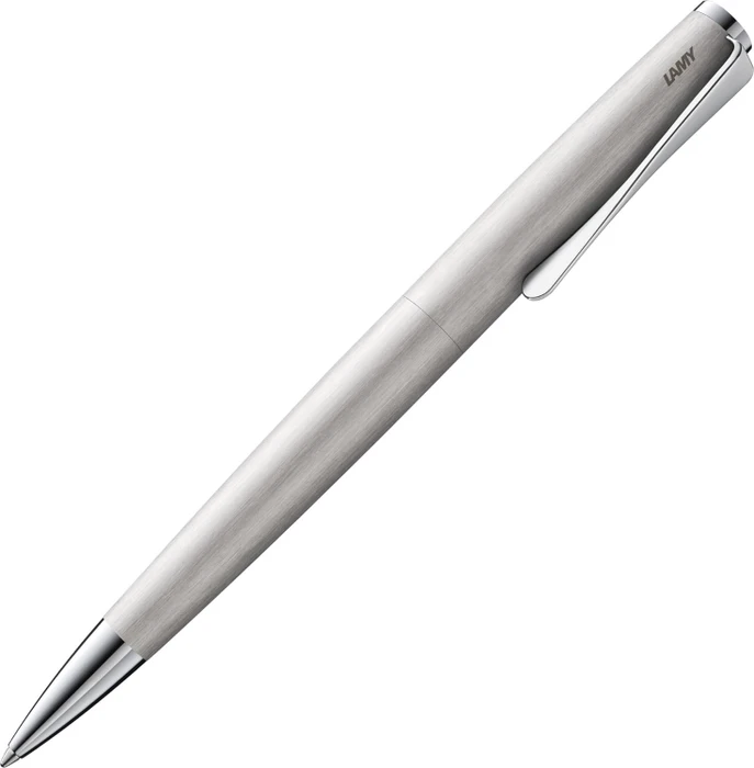 LAMY Kugelschreiber studio silber, Schreibfarbe: schwarz, 1 St.