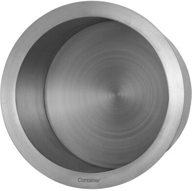 ESS Container ROLL WC- Papierhalter mit Vorratsbehälter ROUND für 1 Rolle, Edelstahl gebürstet, TCL- TCL-3