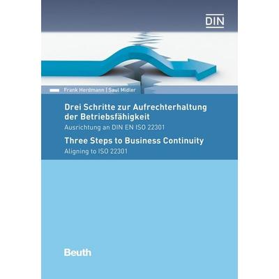 Drei Schritte zur Aufrechterhaltung der Betriebsfähigkeit, Taschenbuch von Frank Herdmann,Saul Midler, DIN Media, 978-3-410-30168-4