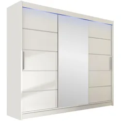 KLEIDERSCHRANK Aston VI, mit RGB LED Beleuchtung