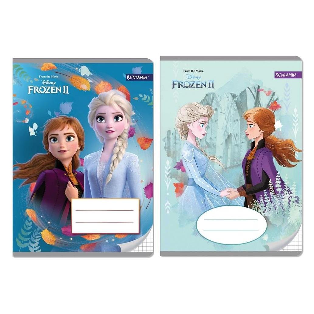 Beniamin Frozen II A5/32K Rasterset (10 Stk.) (A5, Kariert, Kein Einband) (499403)