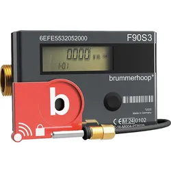 Kompakt-Wärmezähler F90S3, Funk, Qp 1,5 m3, DN15, 110mm