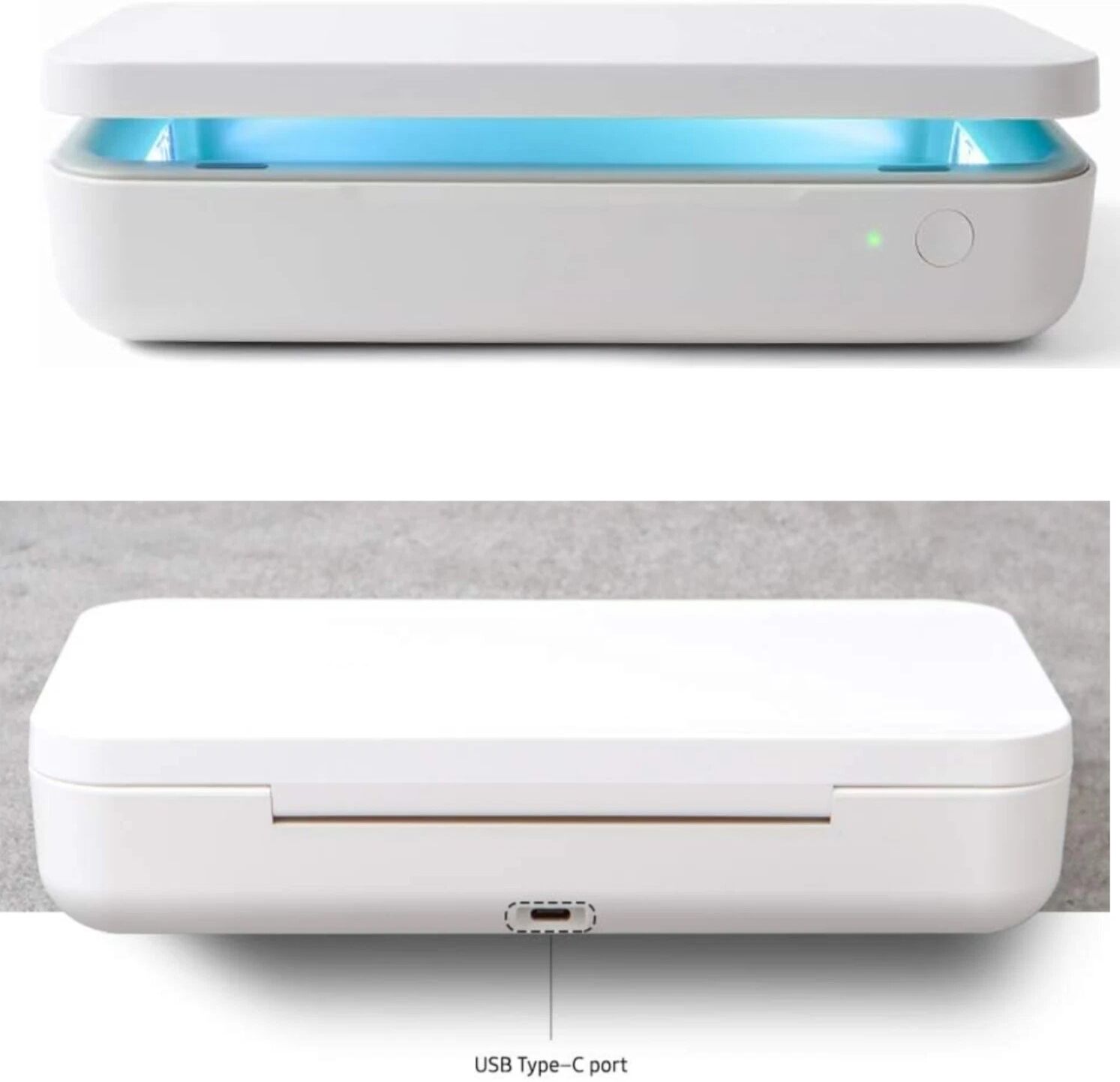 SAMSUNG C&T; ITFIT UV Sterilizer with Wireless Charging – White