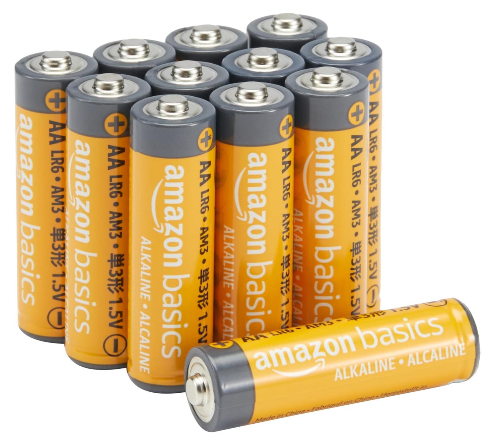Amazon Basics AA-alkaline batterijen, 1,5 V, 12 stuks