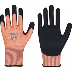 LEIPOLD Schnittschutzhandschuhe Solidstar 1683 orange / schwarz Gr. 9 - 1683-2