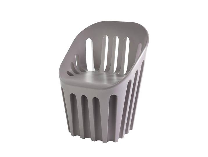 SLIDE chaise fauteuil pour l'extérieur COLISEUM (Dove grey - Polyéthylène)
