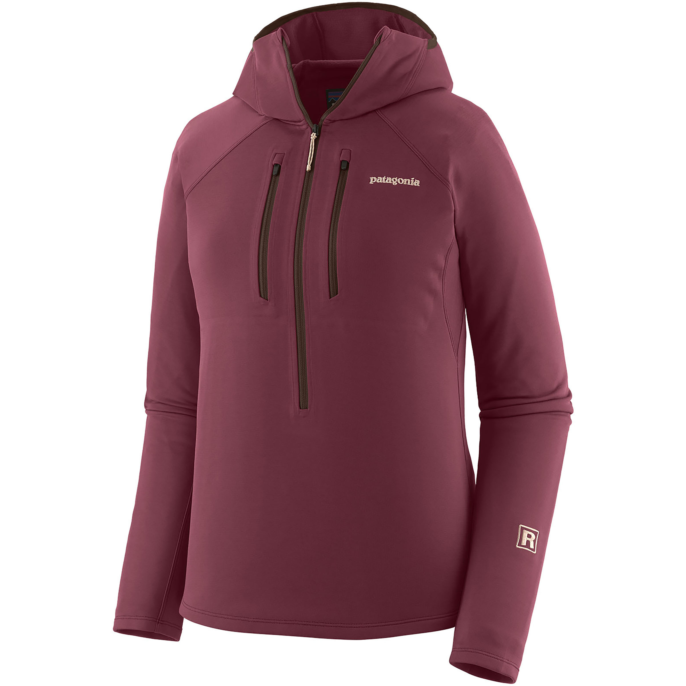 Patagonia R1 Ultralight Damen Hoodies lila Größe M Trekking Elastisch
