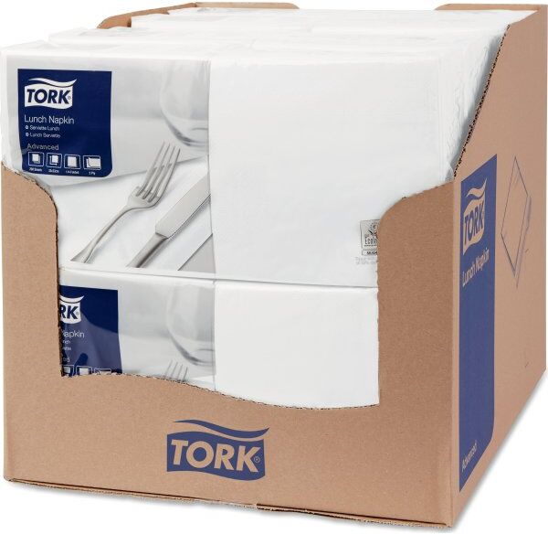 Tork Frokostserviet, 2-Lag, Hvid, 200 Stk