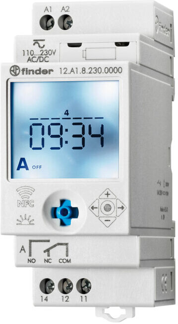 Finder Minuterie 1 inverseur, 16A 12.A1.8.230.0000 (12A182300000)