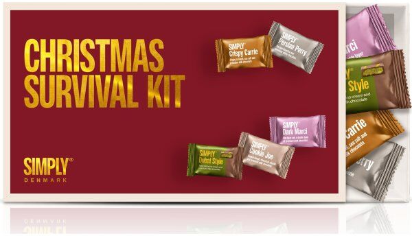 Simply Christmas Survival Kit Gaveæske, 240 G