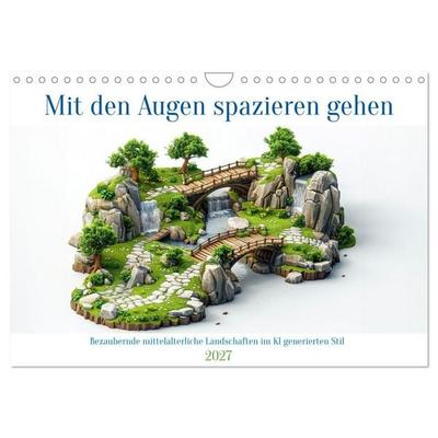 Mit den Augen spazieren gehen (Wandkalender 2027 DIN A4 quer), CALVENDO Monatskalender