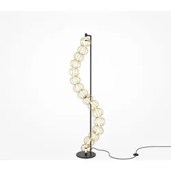 Stehleuchte GOLDEN CAGE (LBH 56,90x56,90x154,70 cm) - LBH 56,90x56,90x154,70 cm