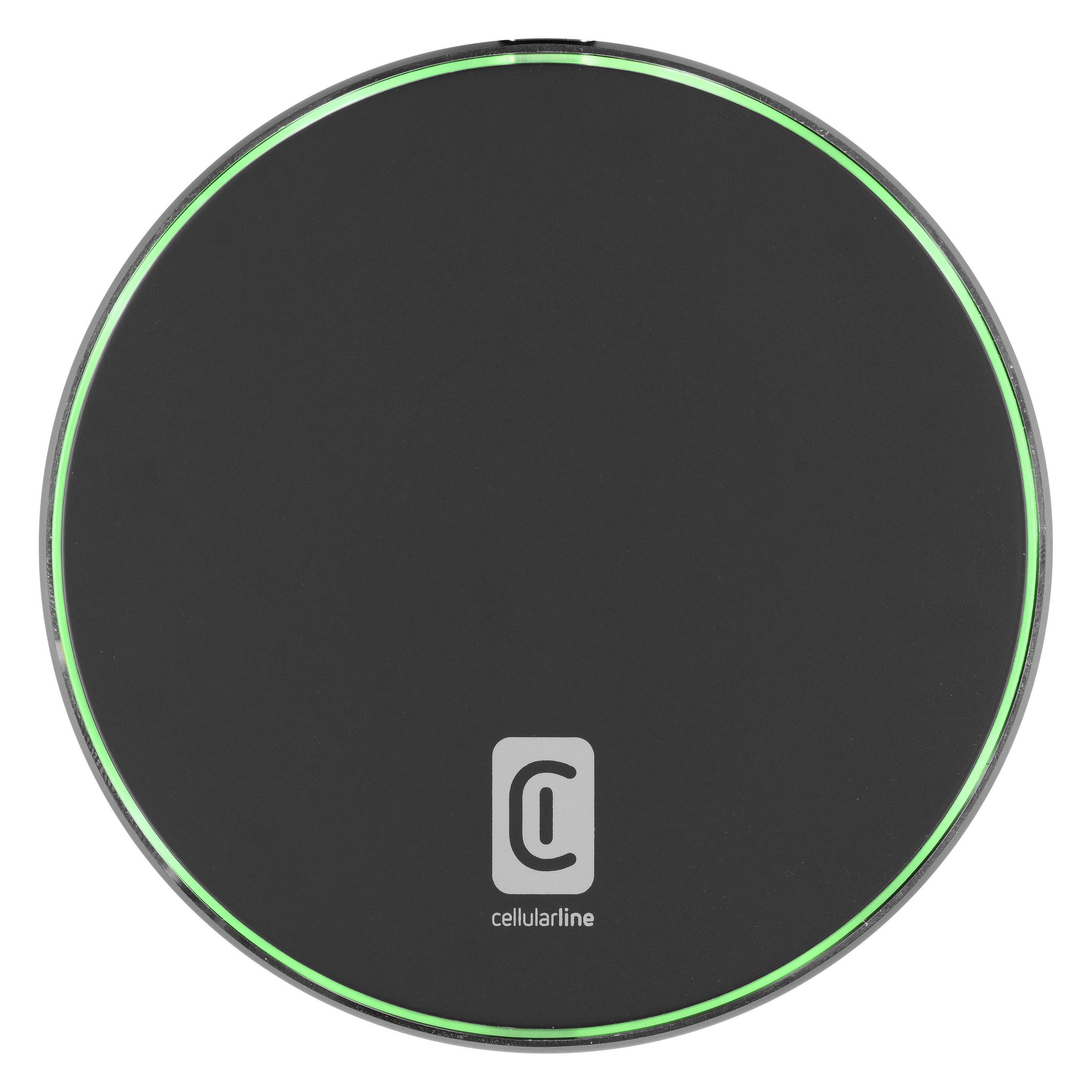 Cellularline Fast Pad Wireless Ladegerät (15 W) (WIRELESSPAD15WK)