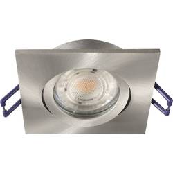 Deko Light Samsola, eckig, gebürstet, Silber 110046 Deckenstrahler GU10 Silber (gebürstet)