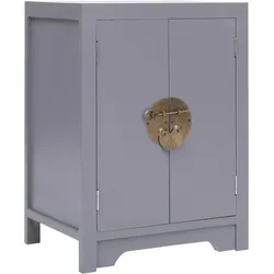 vidaXL Nachttisch 38×28×52 cm Paulownia Holz