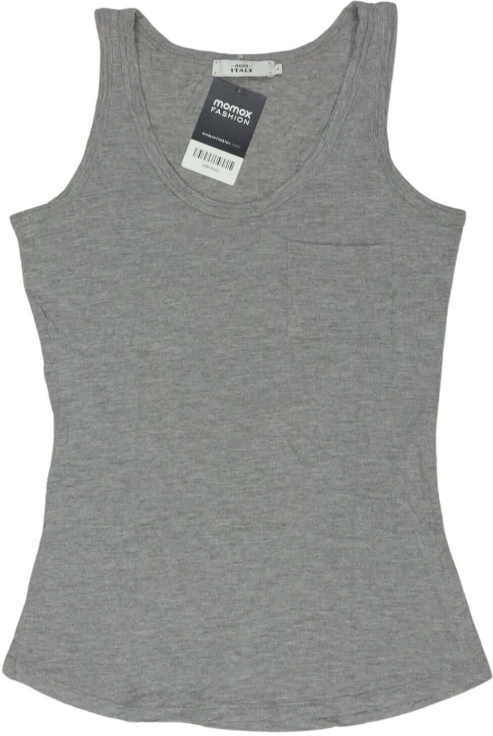 0039 Italy Damen Top, Grau, Gr. L, Viskose - Second Hand