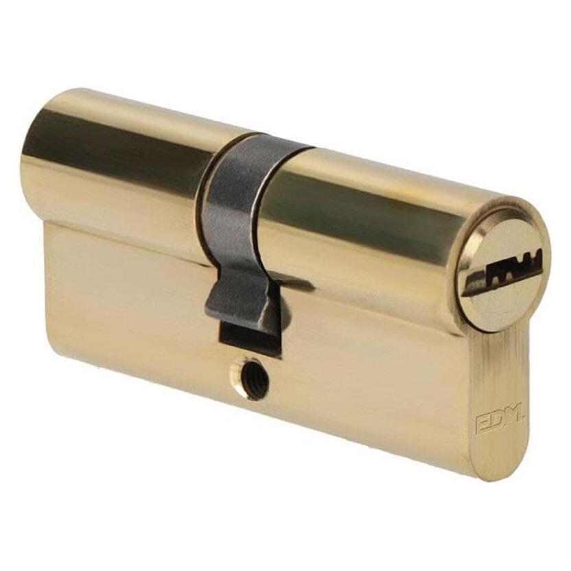 EDM Zylinder 85189 r13 Gold Messing Schliessbart kurz Europäisch (45279507)