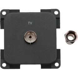 Inprojal System 10.000 Steckdose TV  7 mm schiefergrau