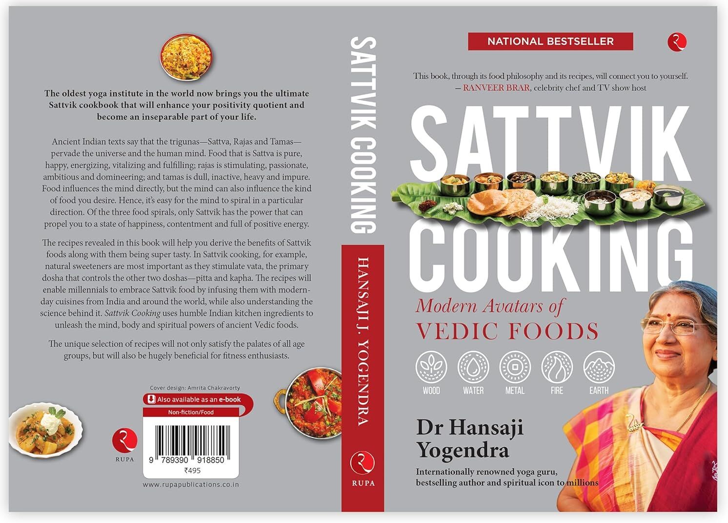Rupa Publications India Sattvik Cooking: Modern Avatars of Vedic Foods by Hansaji J. Yogendra - Paperback Vedic Cookbook for Mindful, Healthy Eating
