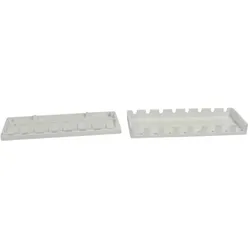 Synergy 21 Keystone Modulträger Patchpanel für 8xTP-Modul Aufputz weiss PVC, Server Zubehör, Weiss