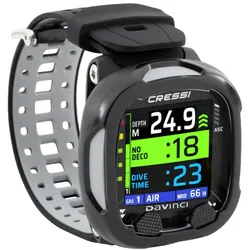 Cressi - Cressi Da Vinci Tauchcomputer - Farbe: Black/Gray