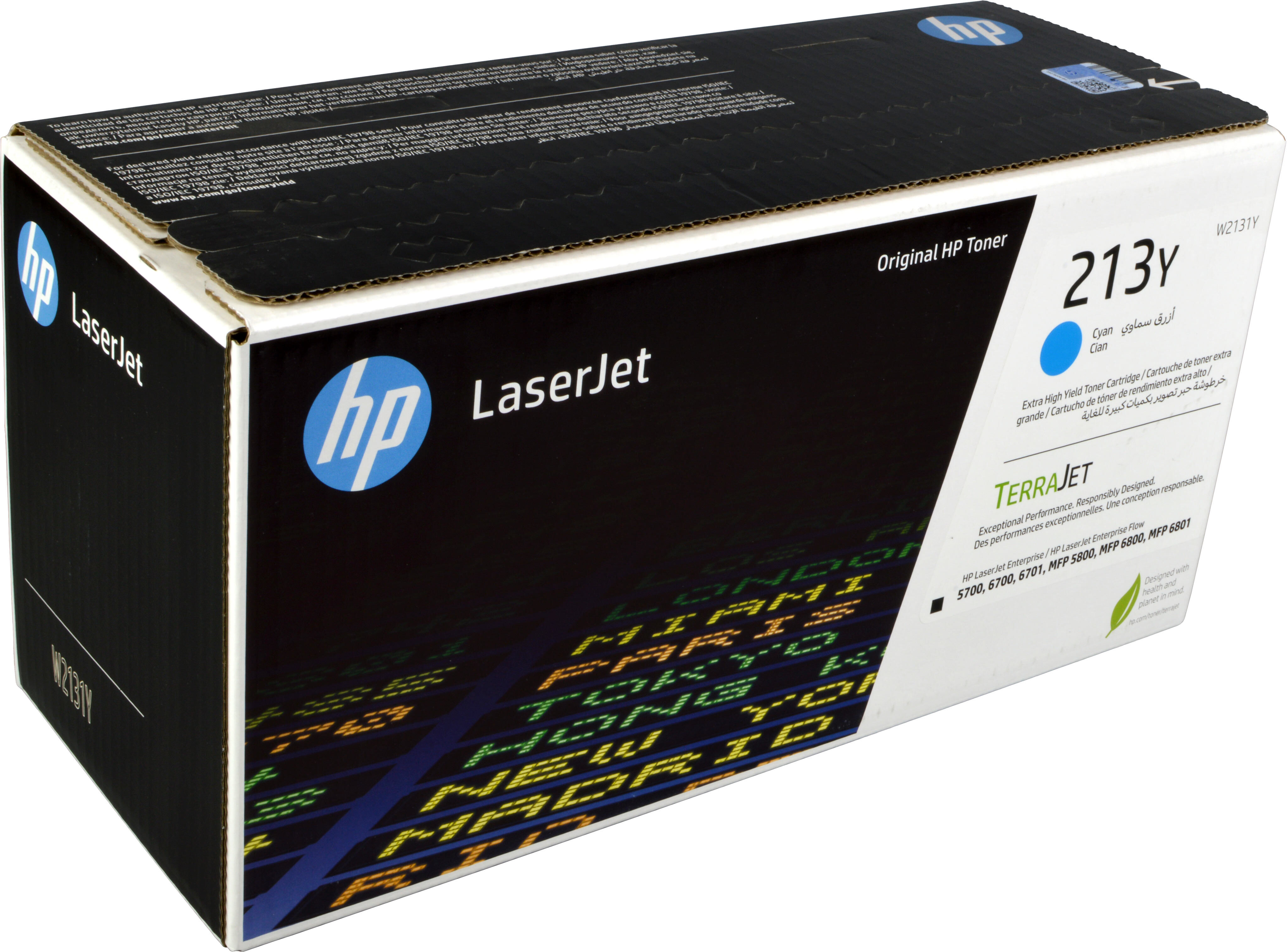 HP 213Y Cyan Original LaserJet Tonerkartusche mit sehr hoher Reichweite, 12000 Seiten, Cyan, 1 Stück(e)