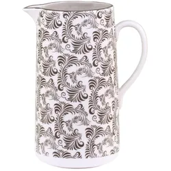 Chic Antique Arés Kanne mit Muster, 19,5 x 15 x 9 cm, mokka