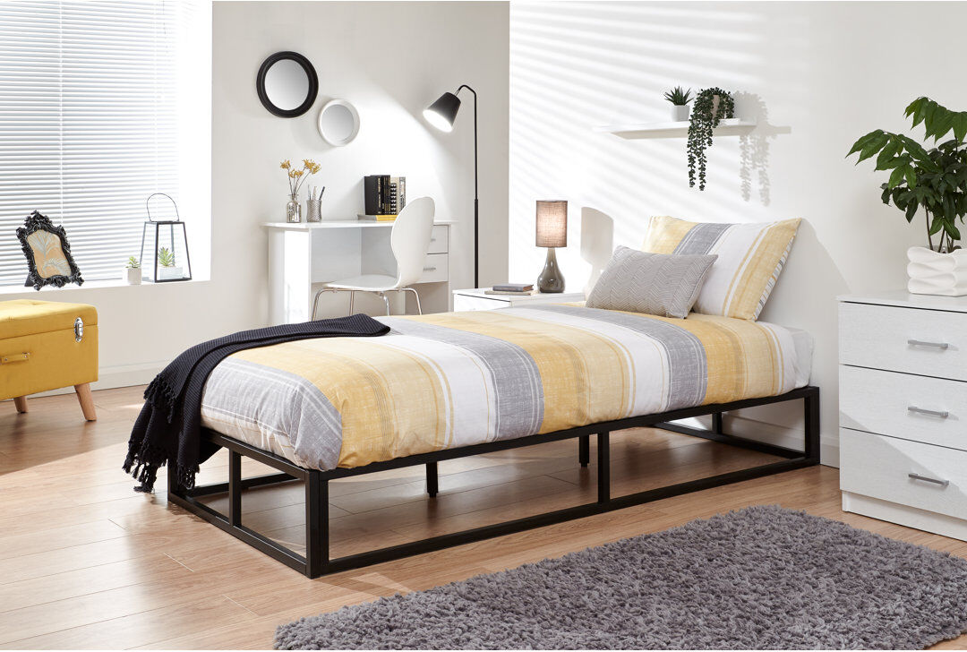Hashtag Home Reign Bed Black Single (3')