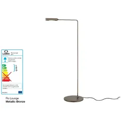 FLO Lounge Stehlampe bronze metallisch