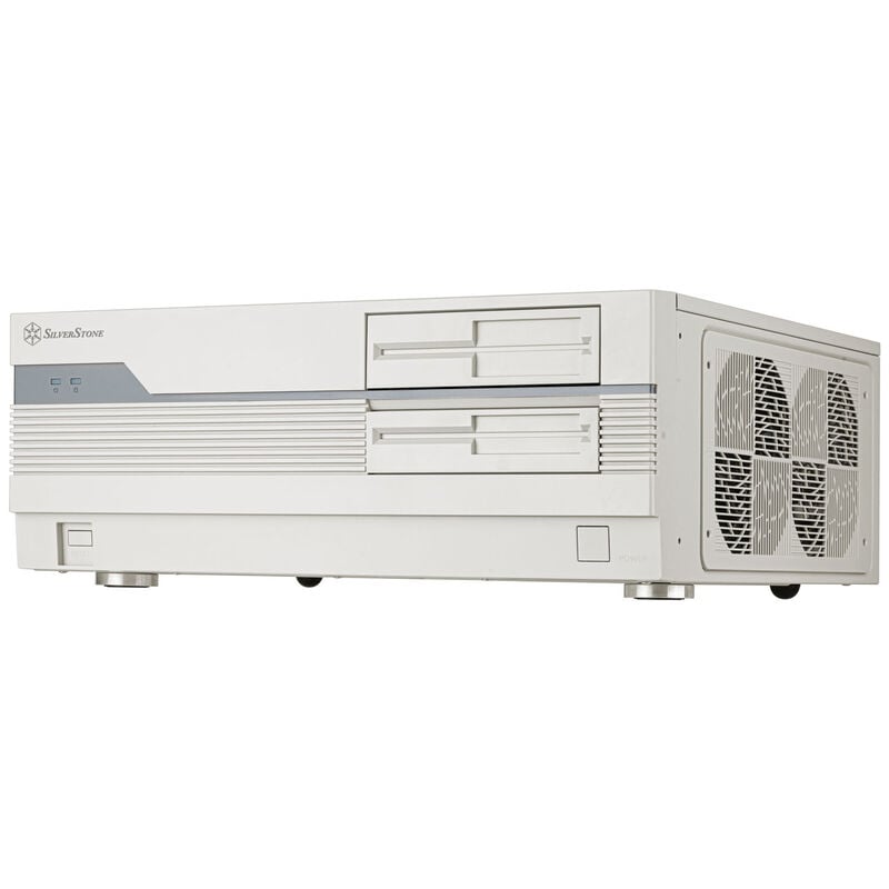 Silverstone FLP01 PC-Gehäuse, HTPC, SSI-CEB/ATX - weiß