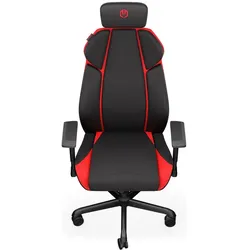 Endorfy ENDORFOS Stuhl Meta RD schwarz und rot (EY8A006), Gaming Stuhl, Mehrfarbig, Schwarz, Rot