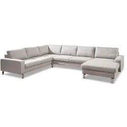 Sormani Wohnlandschaft Rom Stoff Light Grey