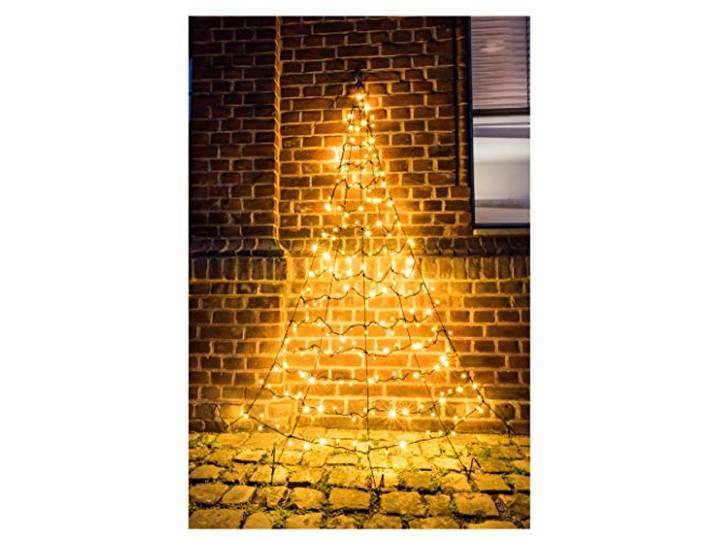 Galaxy LED Tannenbaum zur Wandbefestigung 200cm mit 200 warmweißen LED