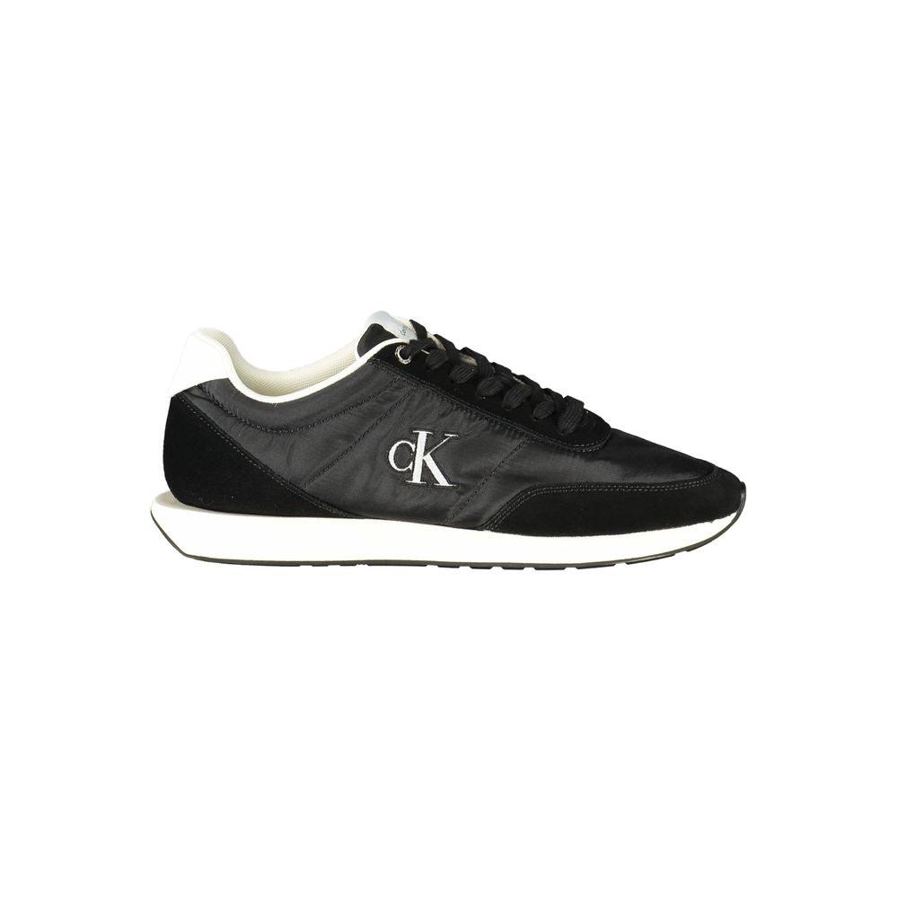 Calvin Klein Zwarte Polyester Heren Sneaker