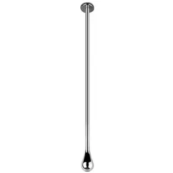 Gessi Goccia Waschtisch-Deckenauslauf 1/2, kombinierbar mit Einhebelmischer oder Sensor, personalisierte Länge, 33799713, Farbe: Messing Antik