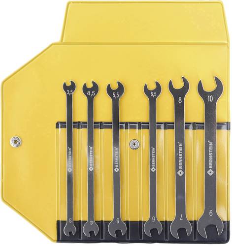 Bernstein Tools for Electronics 6-750 Doppel-Maulschlüssel-Satz 6teilig Schlüsselweite (Metrisch) 3 - 10mm