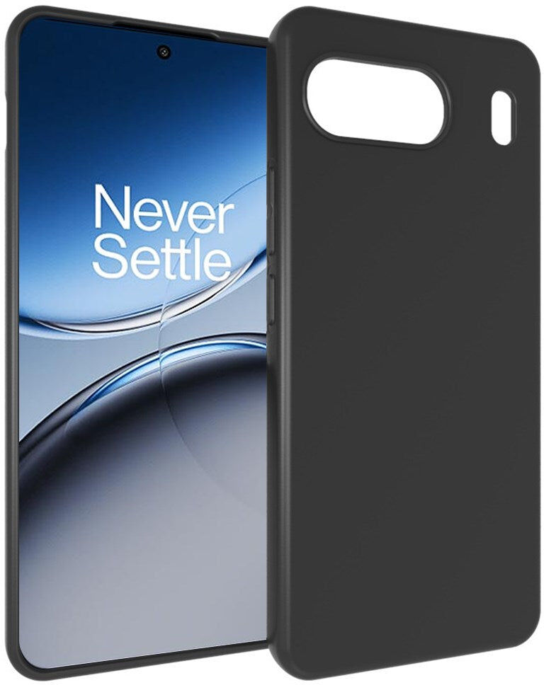 OnePlus Nord 4 - EIDERWOOD Mat Fleksibel Plastik Cover - Sort