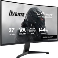 G-Master GC2781HSU-B1, Gaming-Monitor 68.6 cm (27 Zoll), schwarz, FullHD, VA, Curved, Free-Sync Premium, USB-Hub, 144Hz Panel