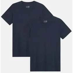 EASE T-SHIRT - 2-Pack - Dunklemarine - L