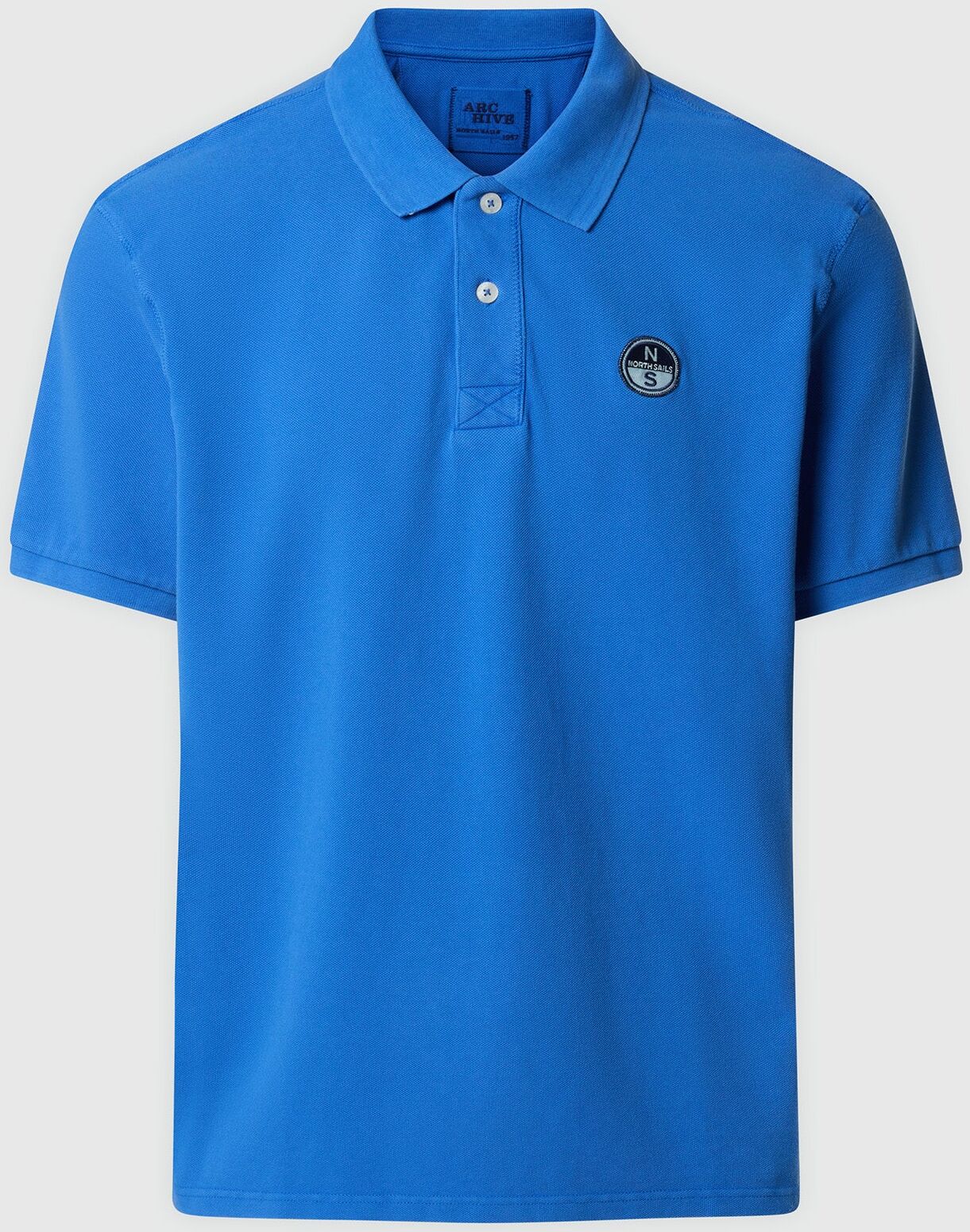 North Sails Einfarbiges Archiv-Poloshirt Palace blue L