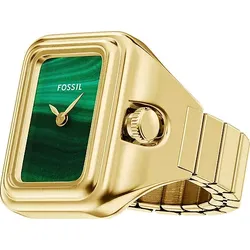 Fossil Quarz / 2 Zeiger Raquel Watch Ring ES5448 - grün,goldfarben - LESS THAN 22mm