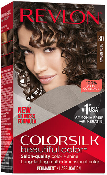 Revlon ColorSilk Beautiful Color Hair 30 Castaño Oscuro