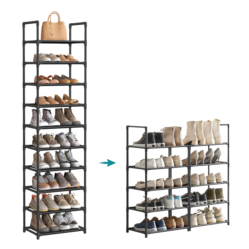 SONGMICS Schuhregal mit 10 Ebenen B34LSH010B02