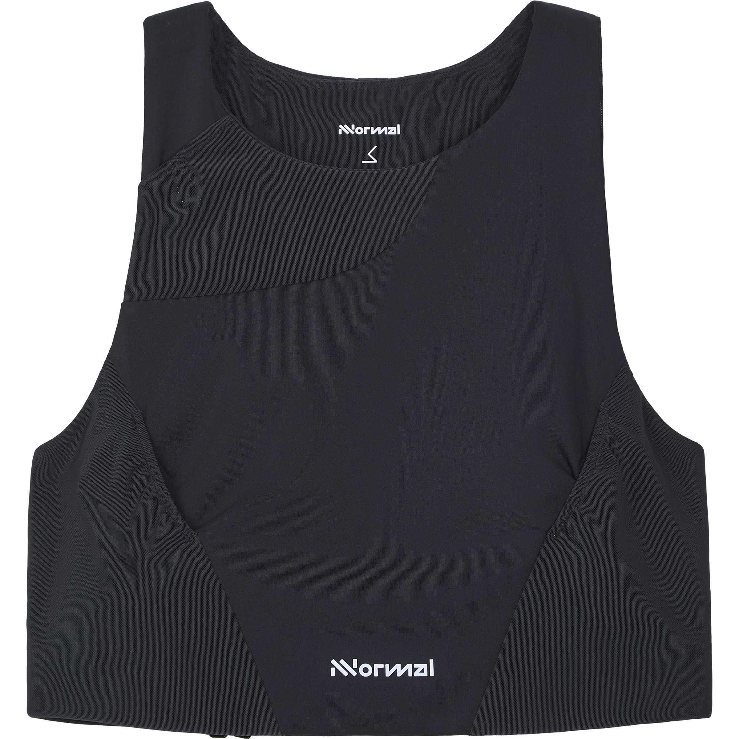 NNormal Trail Crop Top Damen Tanktops schwarz Größe L Trailrunning | Laufen Atmungsaktiv