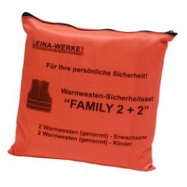 Leina WERKE REF 13122 Pannenwesten/Warnwesten-Set Family 2+2", orange (REF 13122)