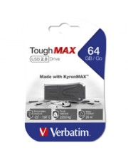 Verbatim USB 2.0 Stick"ToughMAX" 64 GB 1 Wasserdruck bis 30m Tiefe -25°C 150°C (49332)