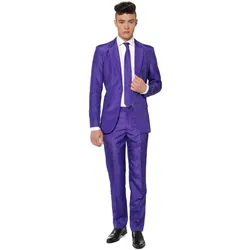 Metamorph Solid Purple Partyanzug (S)