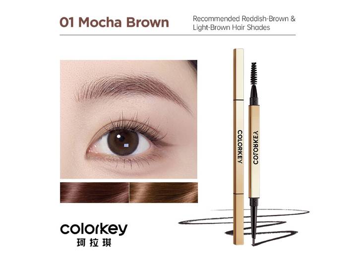 COLORKEY Crayon à Sourcils Sculptant 01 Brun Moka 0,07 g